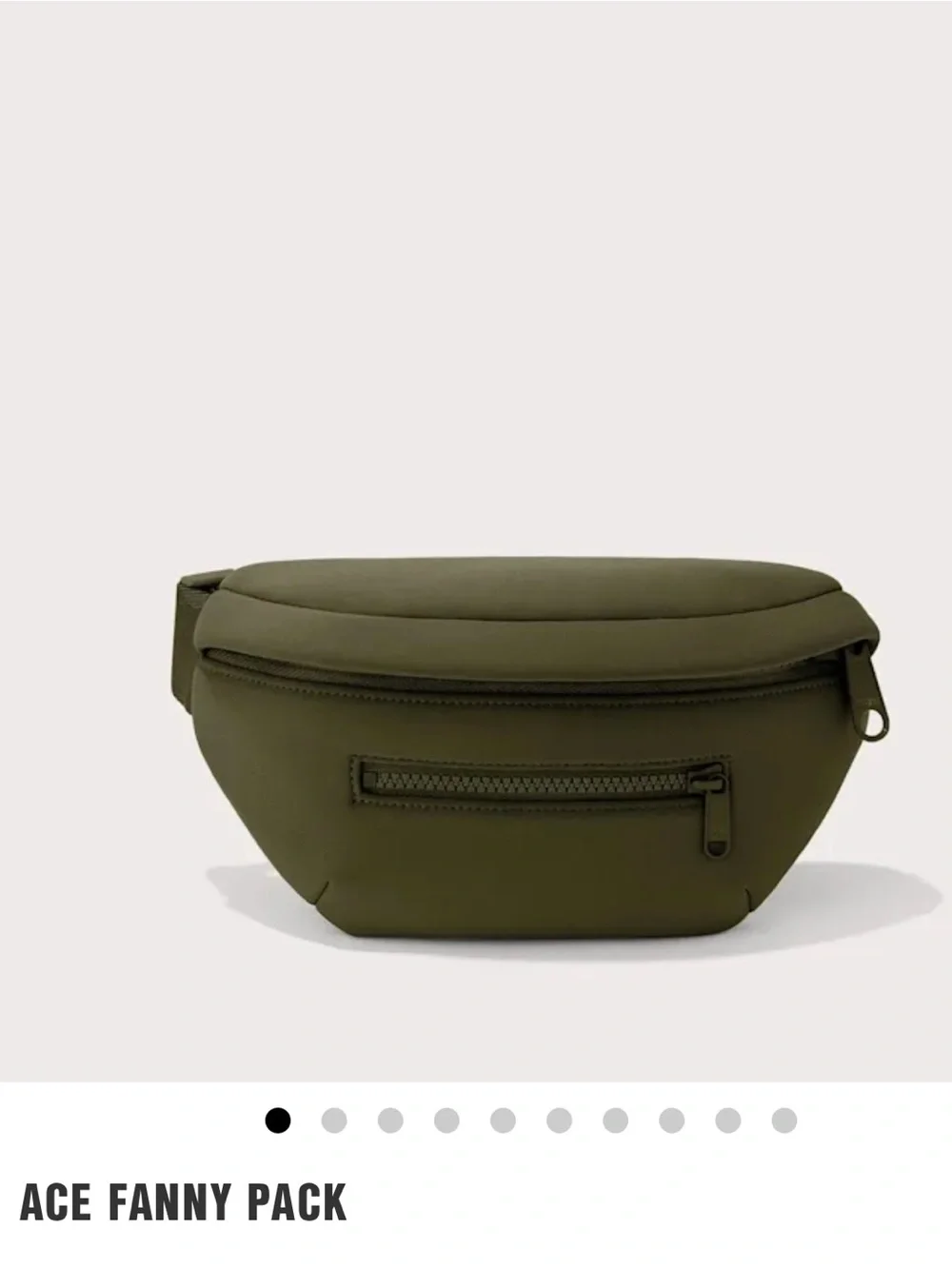 DAGNE DOVER - ACE FANNY PACK Dark Moss